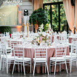 Luxury wedding reception