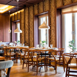 Interior of the Chinese restaurant